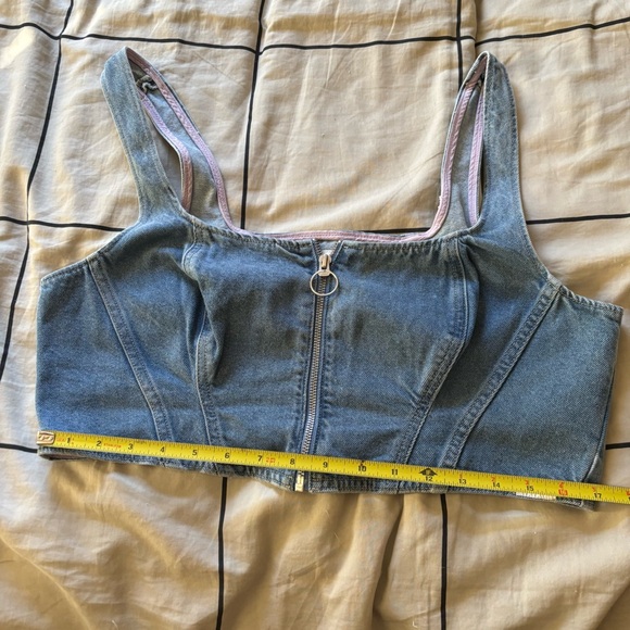 Lee x H&M Denim Zip Top - Picture 4 of 8